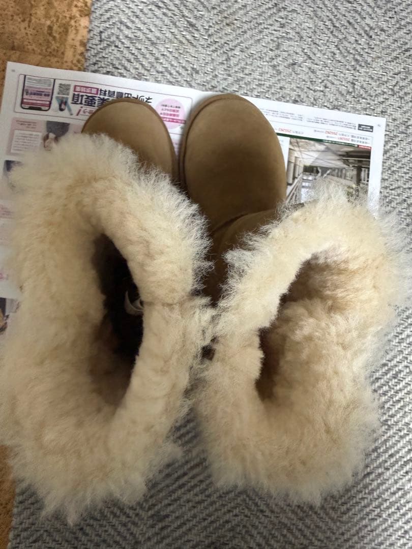 UGG ムートンブーツ　ウール　ロングブーツ