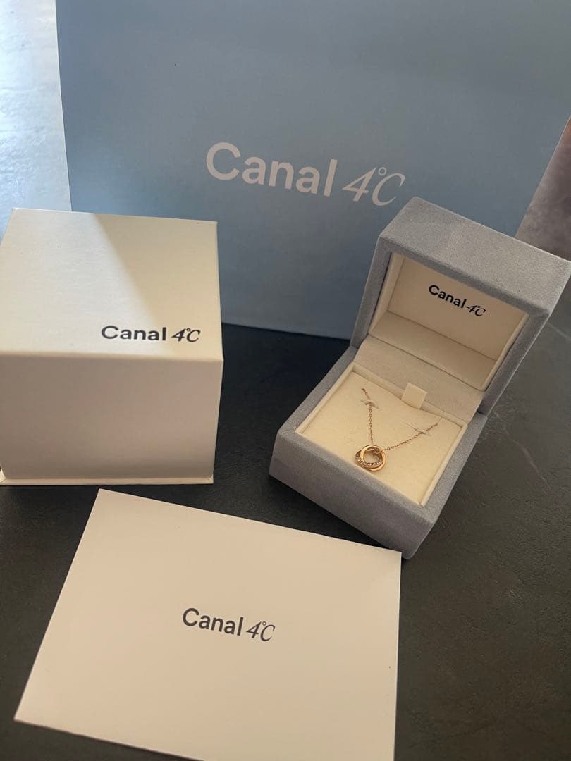 Canal4°C K18ピンクゴールド ネックレス