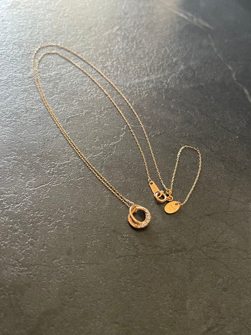 Canal4°C K18ピンクゴールド ネックレス