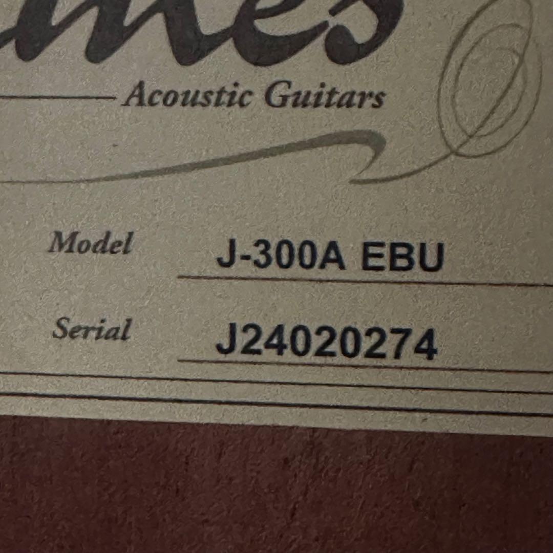 James J-300A EBU アコースティックギター ジェームス 島村楽器