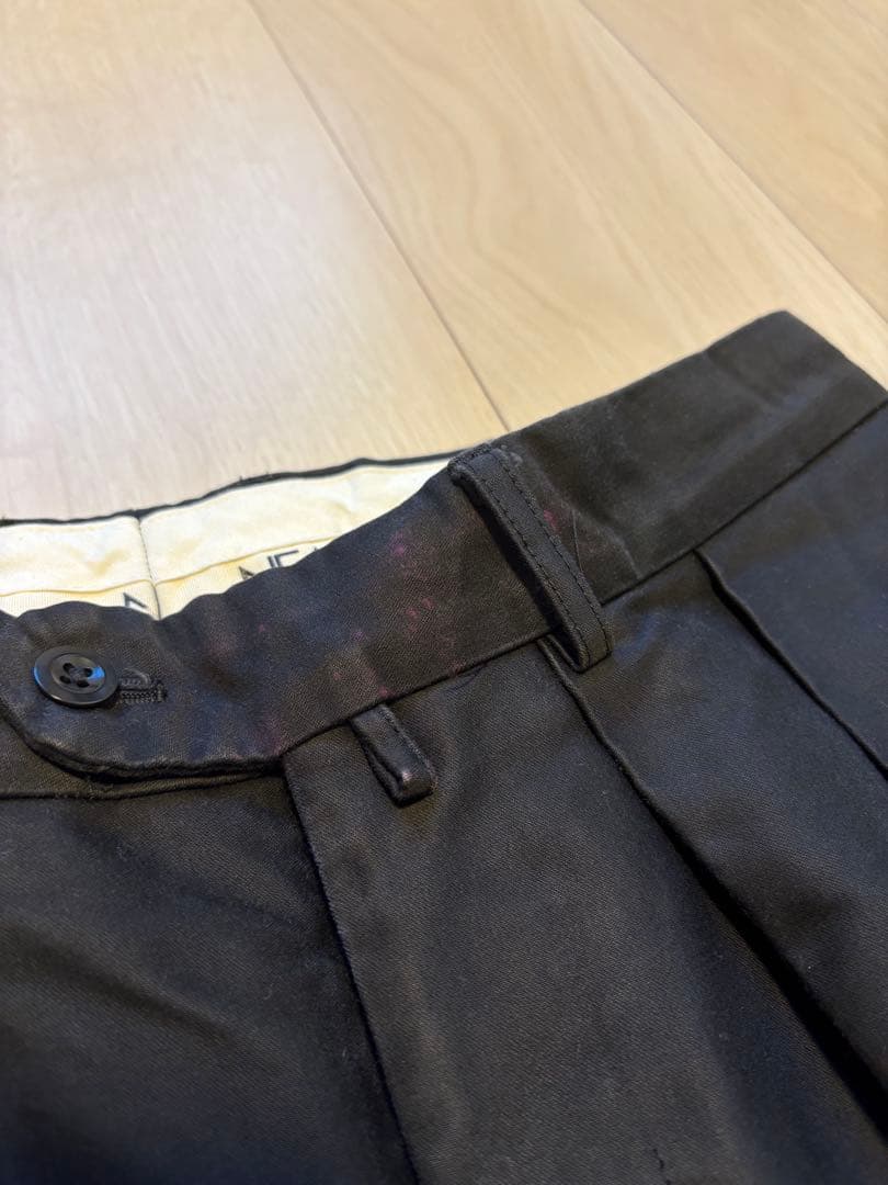 NEAT スラックス　ワイド　ブラック 46