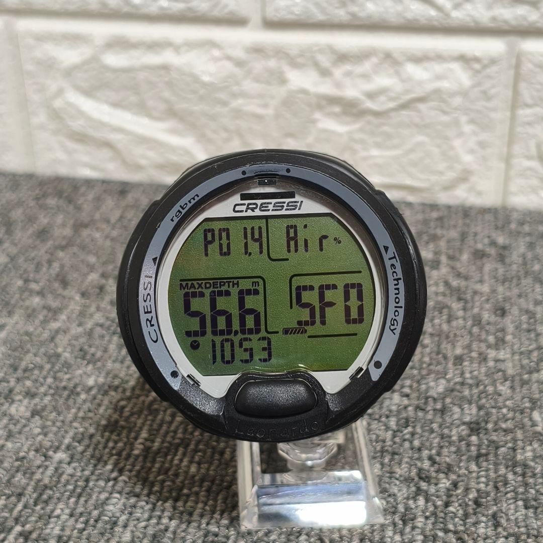 動作品 CRESSI デジタル ダイビングコンピュータ 腕時計 Leonardo