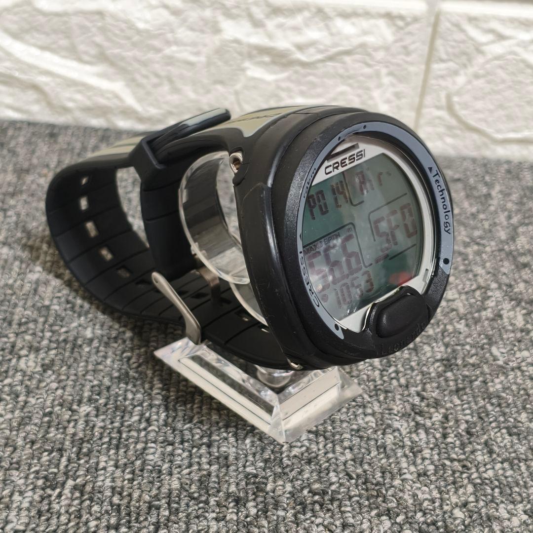 動作品 CRESSI デジタル ダイビングコンピュータ 腕時計 Leonardo