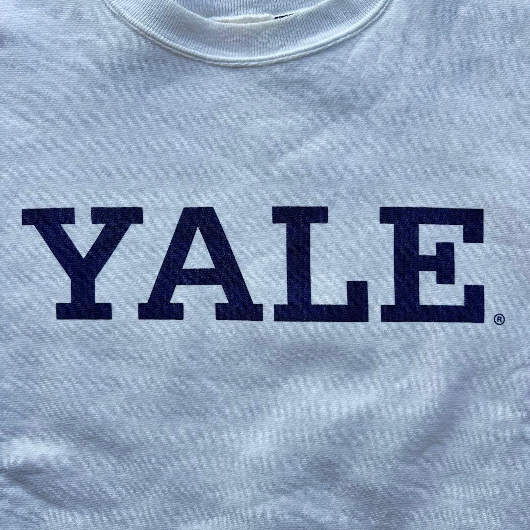 USA製 チャンピオン 赤単色 復刻 YALE リバースウィーブ スウェット L