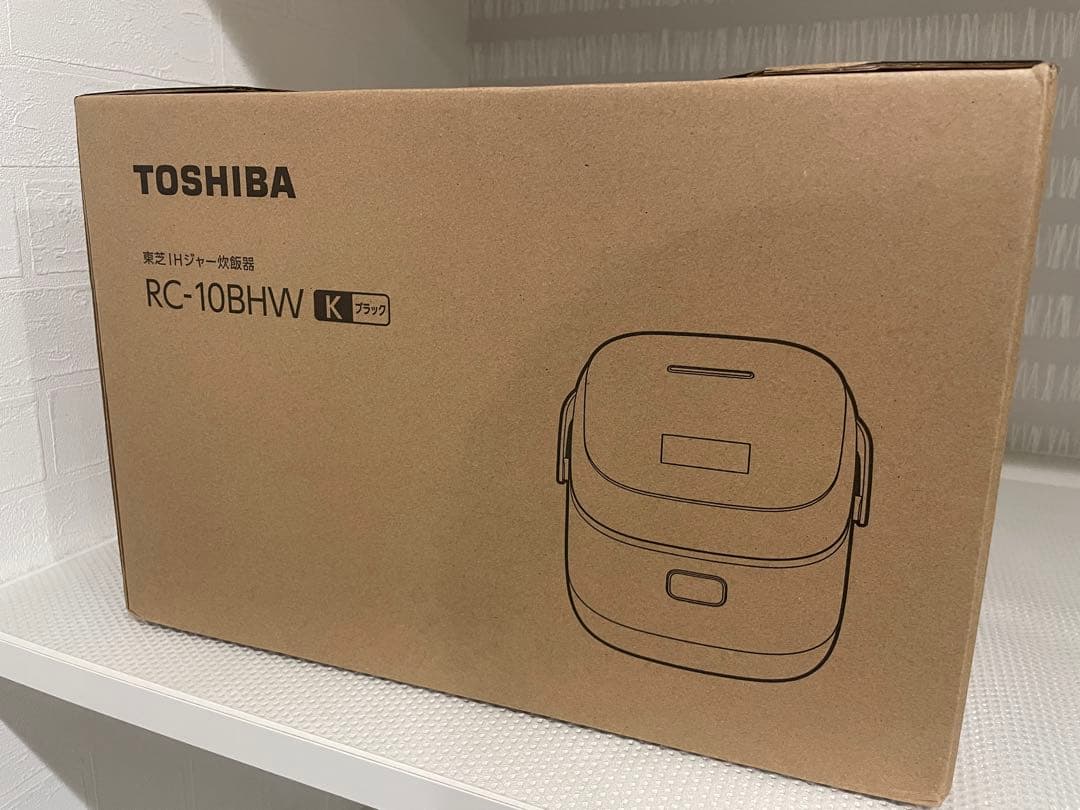 【新品・未開封】東芝 炊飯器 RC-10BHW ブラウン TOSHIBA