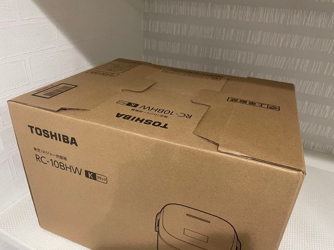 【新品・未開封】東芝 炊飯器 RC-10BHW ブラウン TOSHIBA