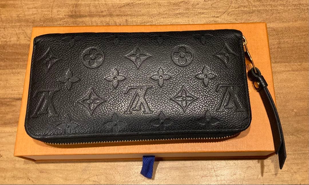 ルイヴィトンジッピーウォレット モノグラムアンプラント ノワール