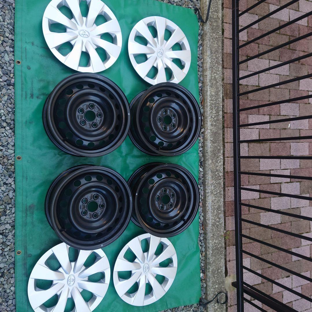 トヨタ　カローラツーリング純正　鉄ホイール　新車外し