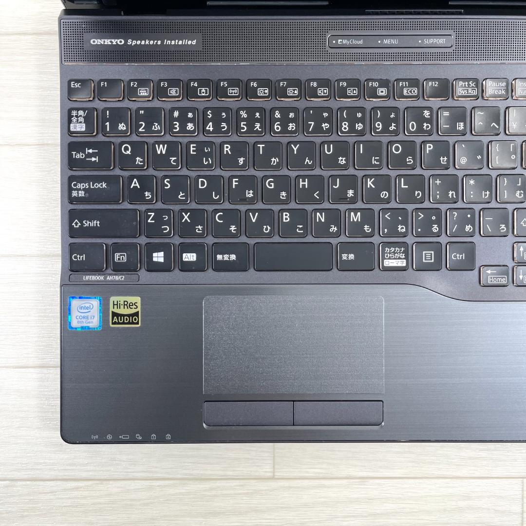 ゆらっと 富士通 第8世代 i7 新品SSD512＋HDD1T メモリ16