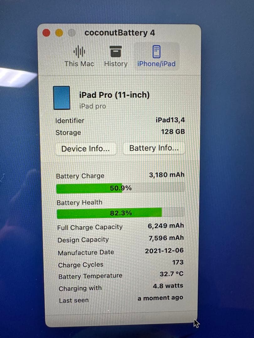 iPad Pro 11インチ 第3世代(M1チップ) Apple pencil付