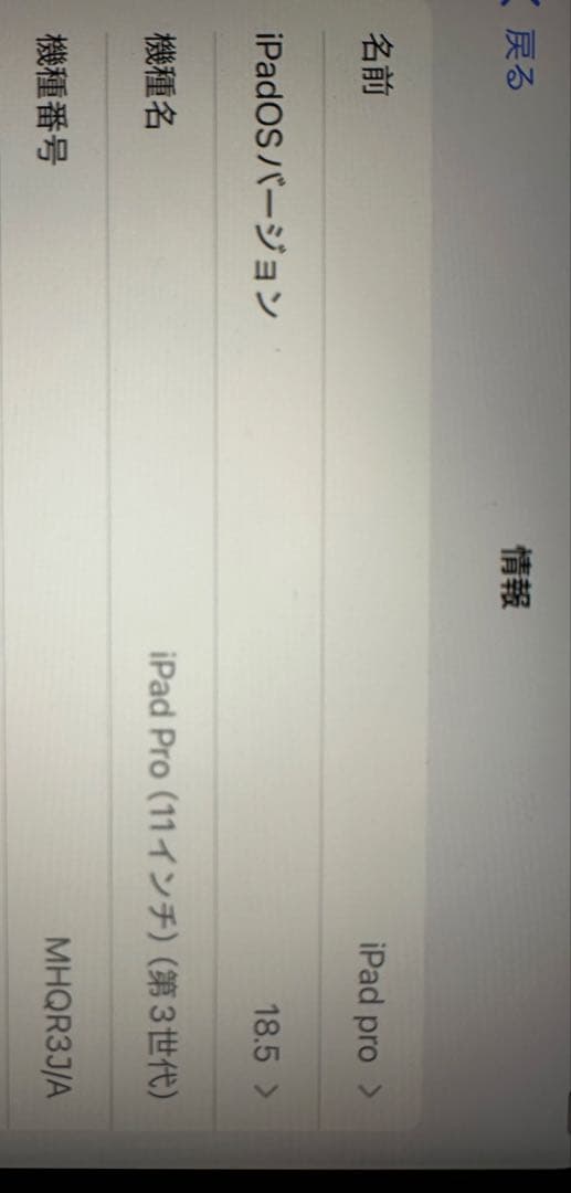 iPad Pro 11インチ 第3世代(M1チップ) Apple pencil付