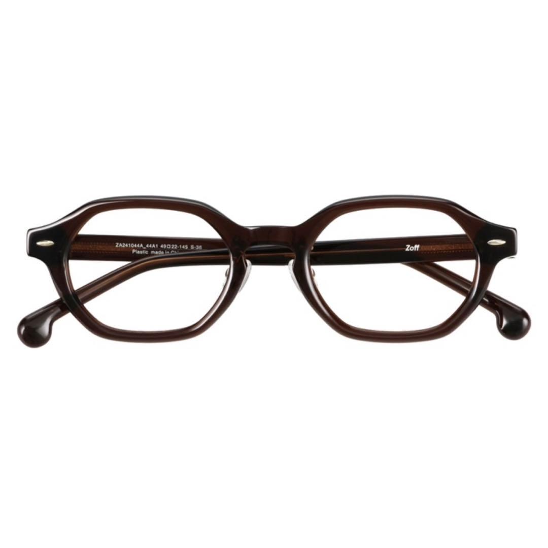 【完売品】Zoff HIKARI SHIBATA ブラウン スモーキーレンズ