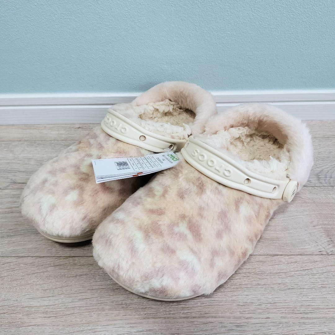 【新品未使用タグ付き】 crocs きゃりーぱみゅぱみゅ ファーサンダル 26