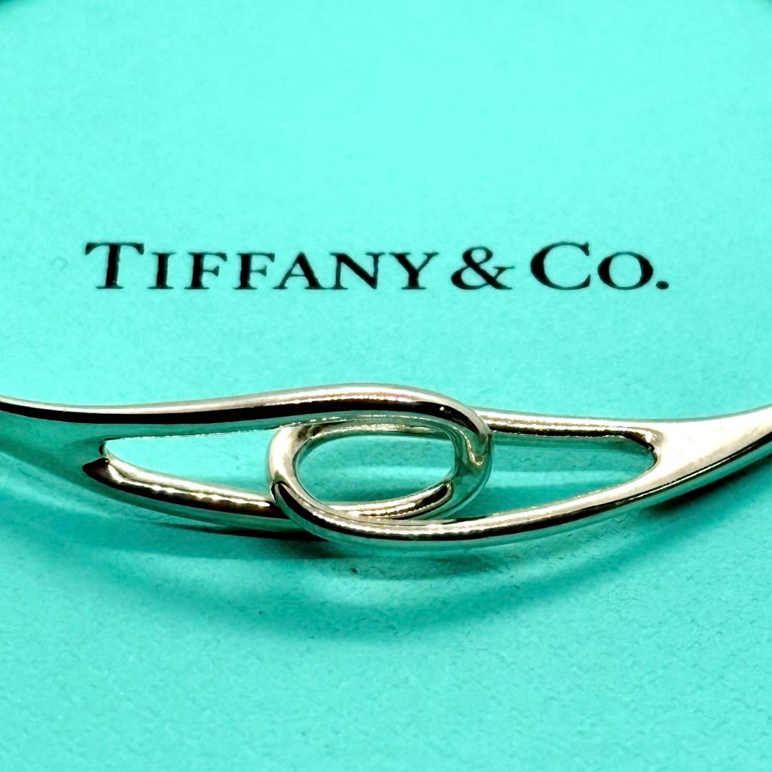 ❤️Tiffanyティファニー シルバー ダブル ループ バングル SV925