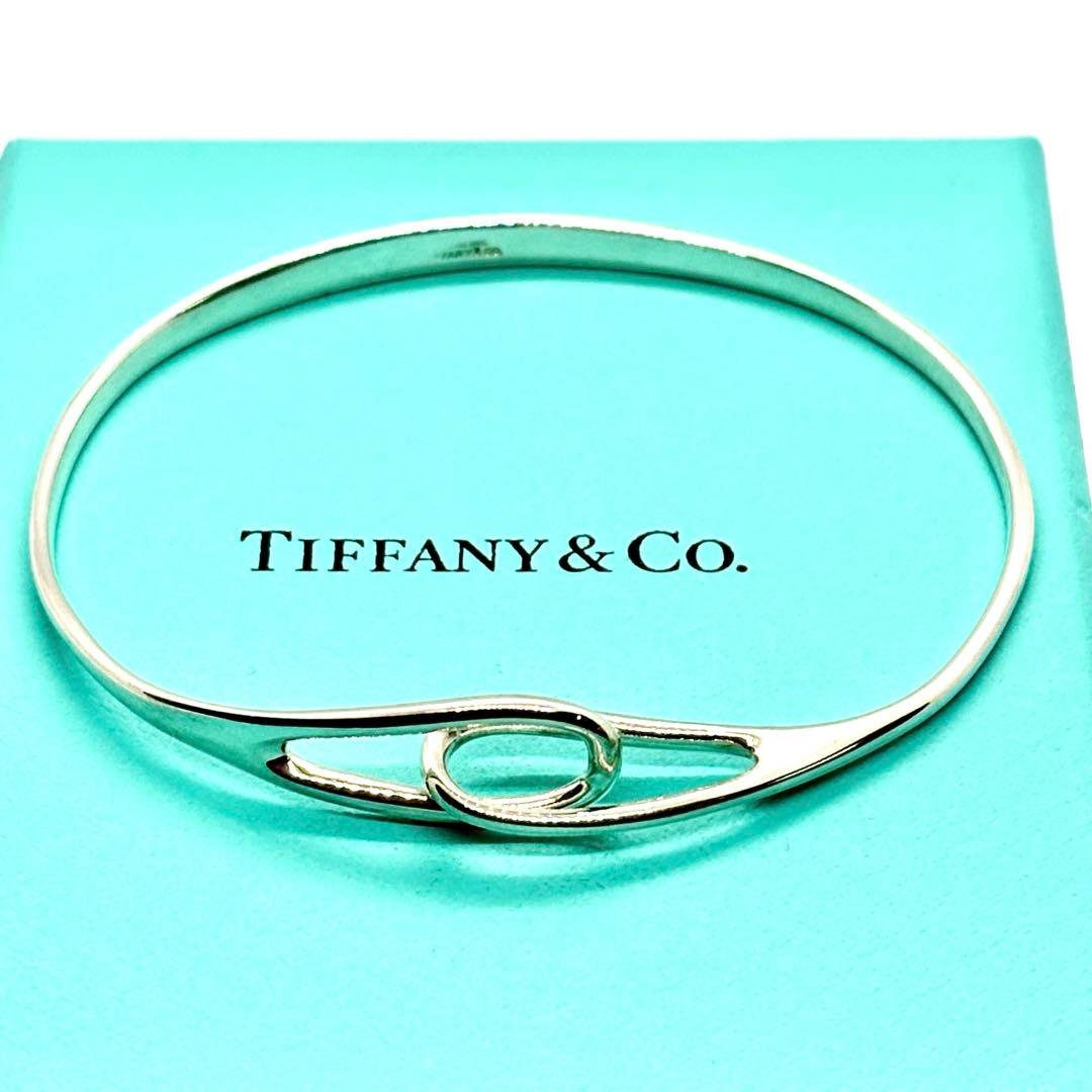 ❤️Tiffanyティファニー シルバー ダブル ループ バングル SV925