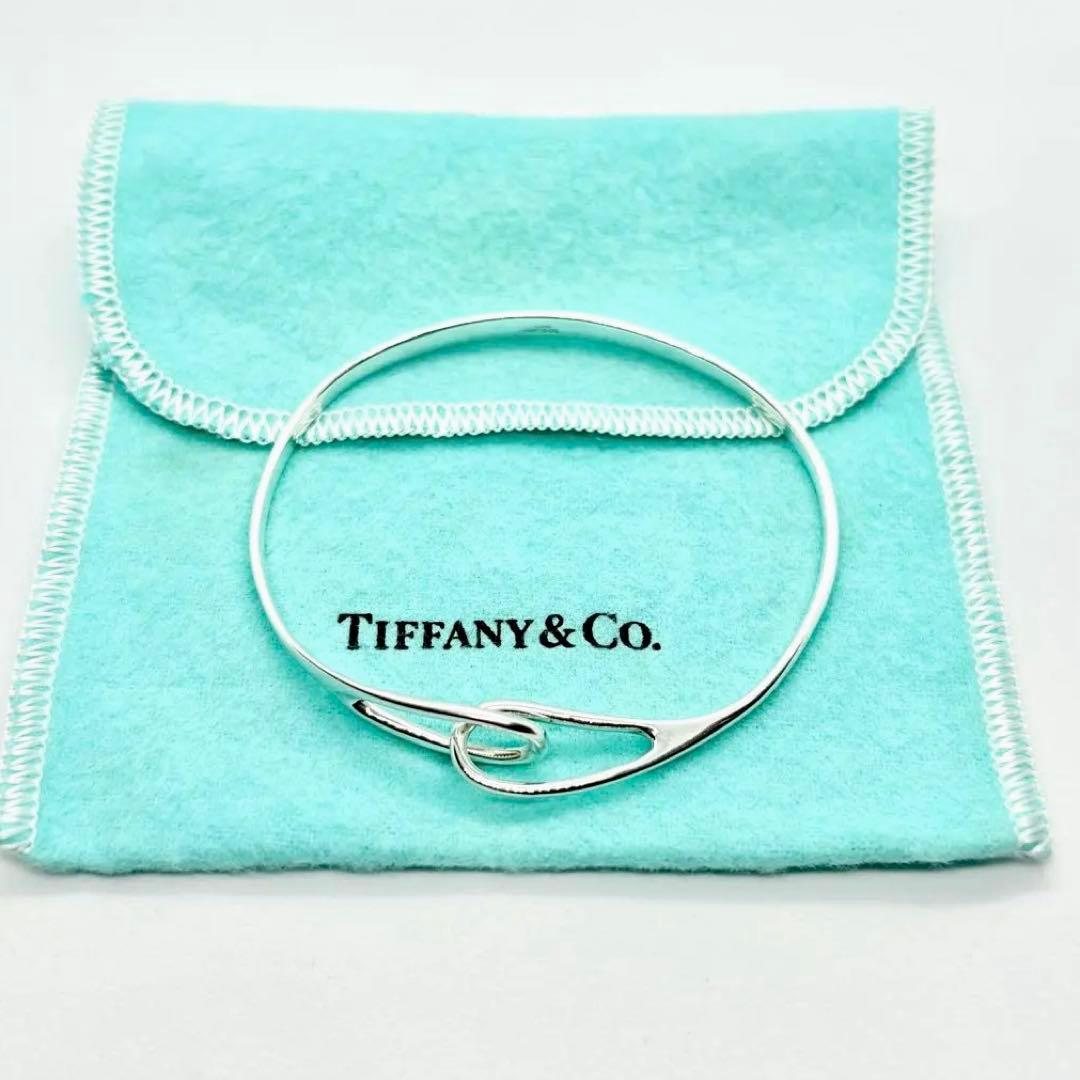 ❤️Tiffanyティファニー シルバー ダブル ループ バングル SV925