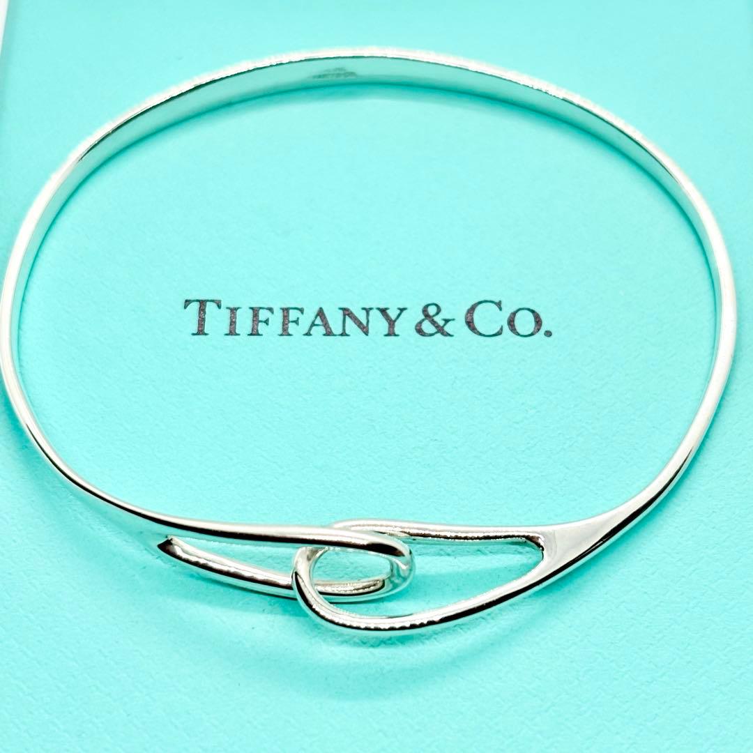 ❤️Tiffanyティファニー シルバー ダブル ループ バングル SV925