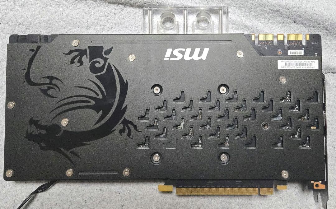 msi GTX1070 本格水冷