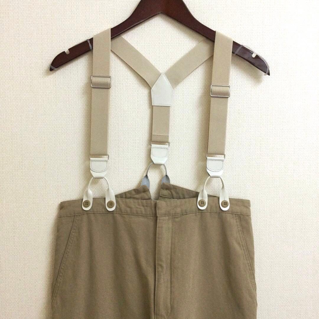 新品Spick and span サスペンダー付きワーカーパンツ サイズ36