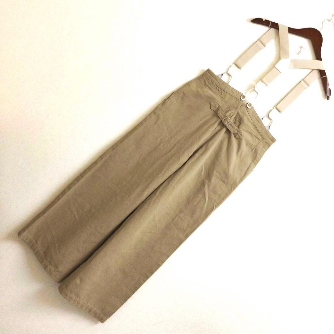 新品Spick and span サスペンダー付きワーカーパンツ サイズ36
