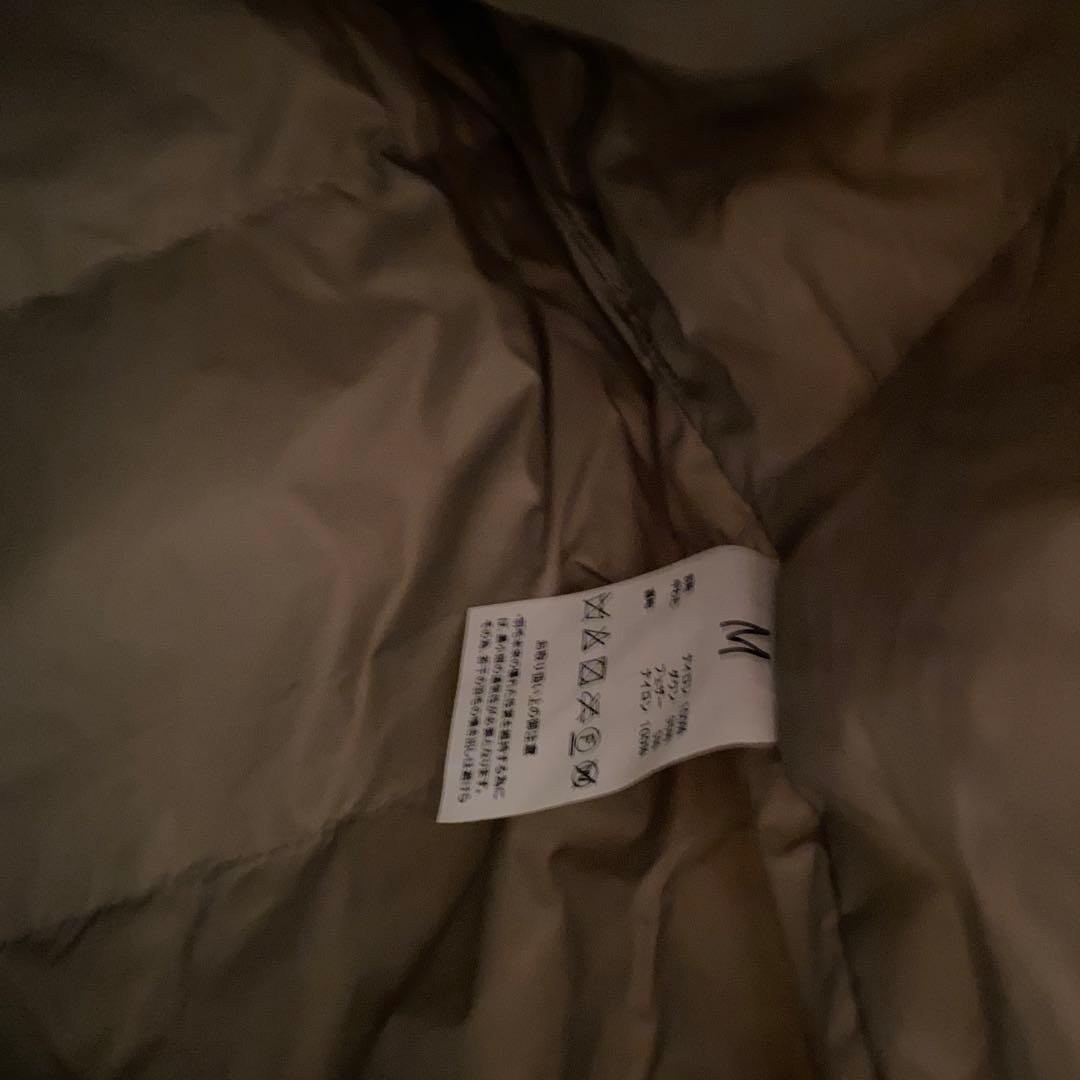 CITEN×TAIONライトグレー ダウンジャケット