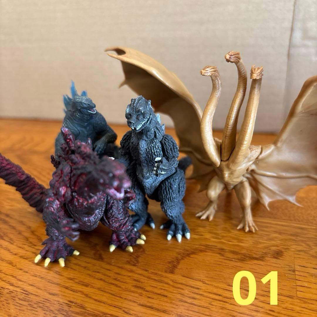 ガシャポン ゴジラHG D+ 01〜07 28体コンプリート ブックレット付き