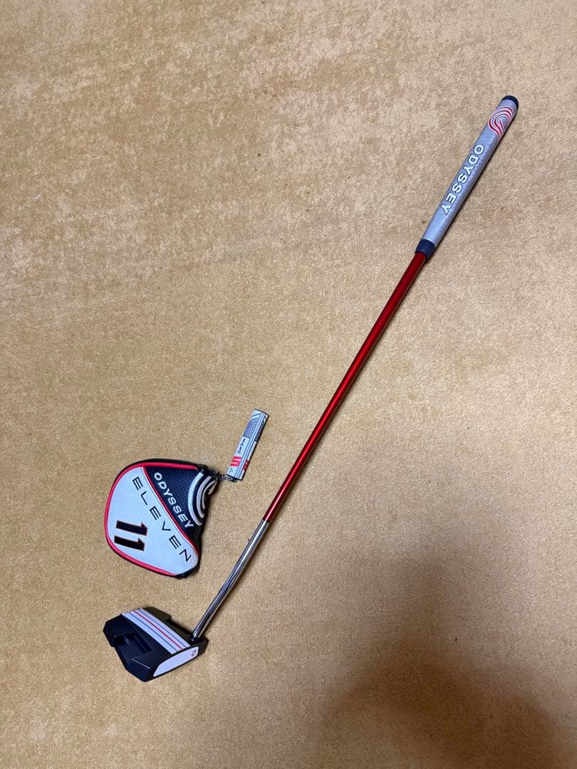 ★こうきち様用★オデッセイ ELEVEN パター 32インチ カバーホルダー付き