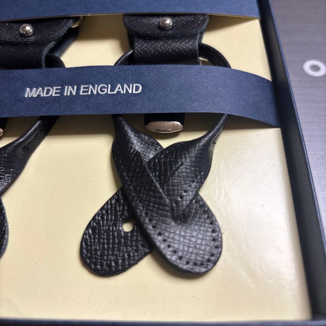  THURSTON ブラック サスペンダー