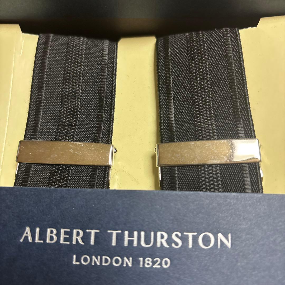  THURSTON ブラック サスペンダー