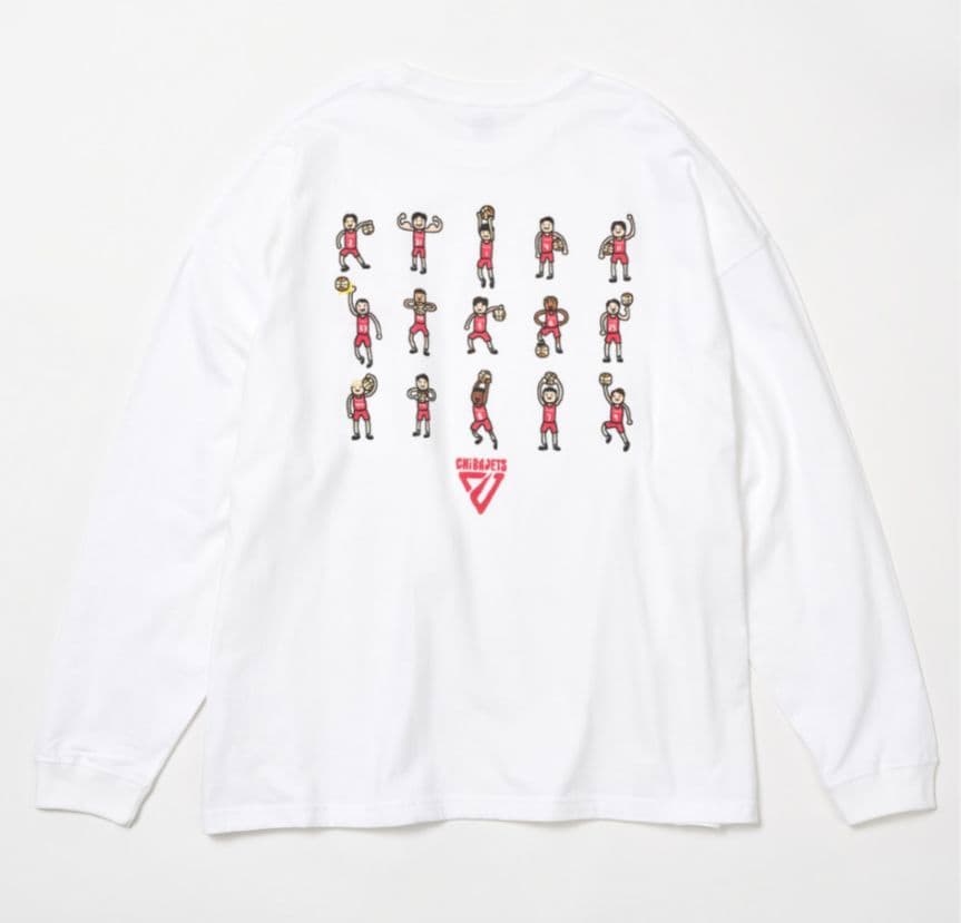 あ*ち様 CHIBAJETS×NBA PAINT ビッグシルエットロングTシャツ