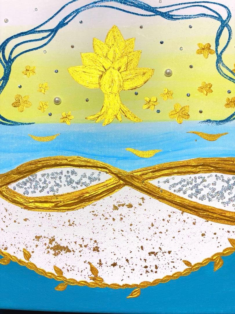 開運絵画　オリジナル　守護の方達からのメッセージ