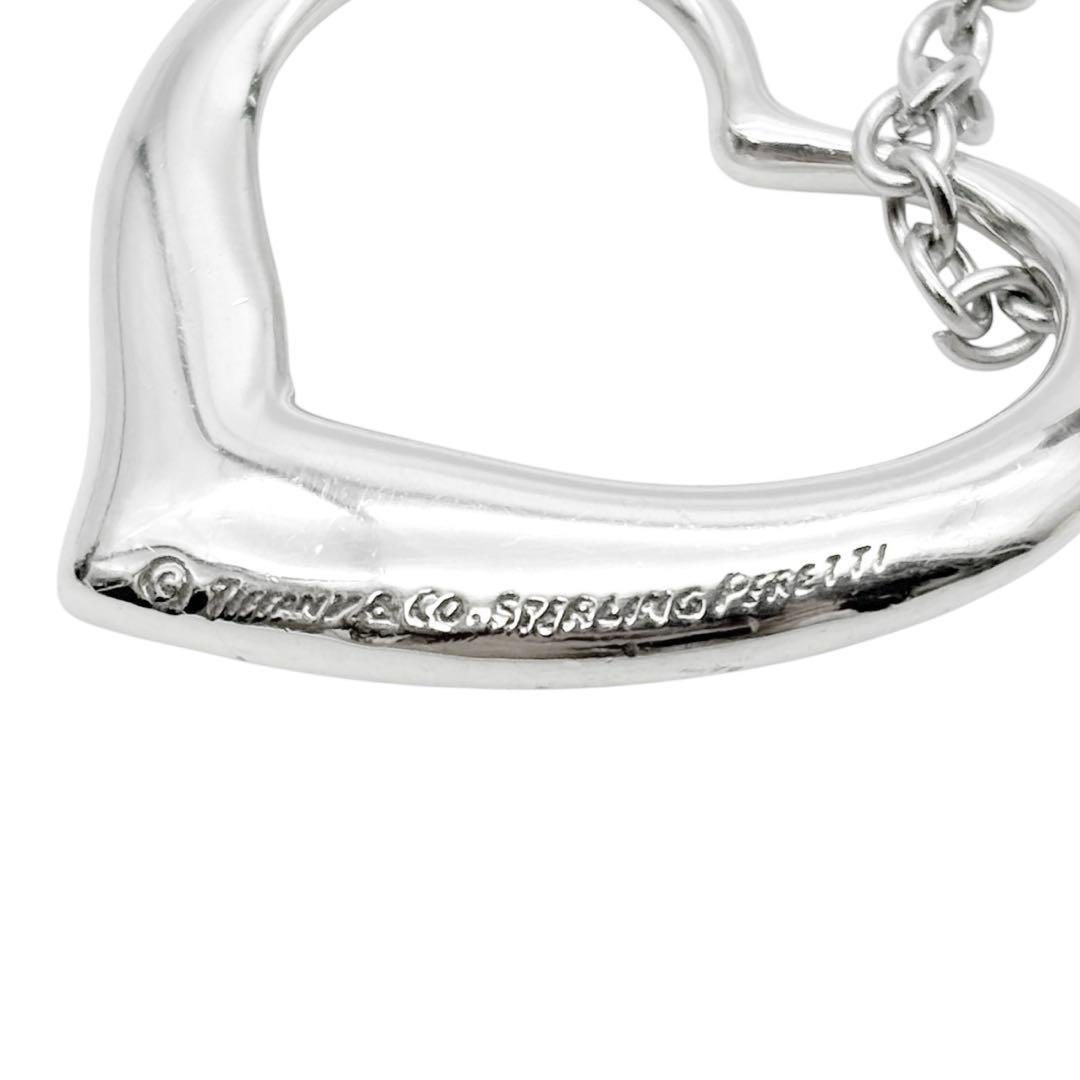 美品◎ 特大サイズ◎ ティファニー オープンハート XL ネックレス シルバー