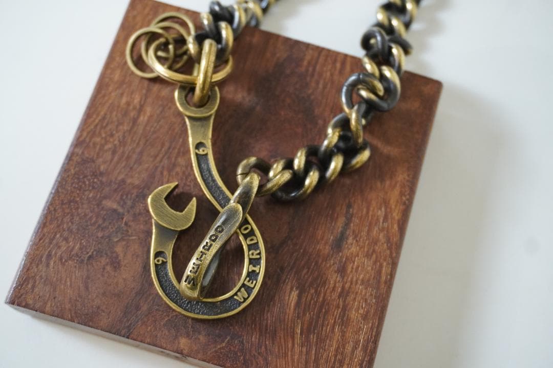 ◆WEIRDO◆ウィアード　　　ウォレットチェーン　　brass