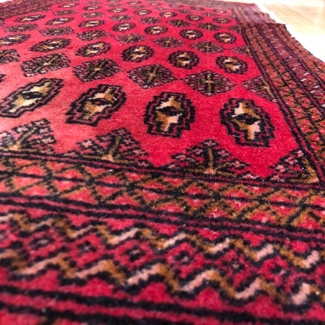 ペルシャ絨毯 ヴィンテージラグ 132×62cm 手織り オールドpersia