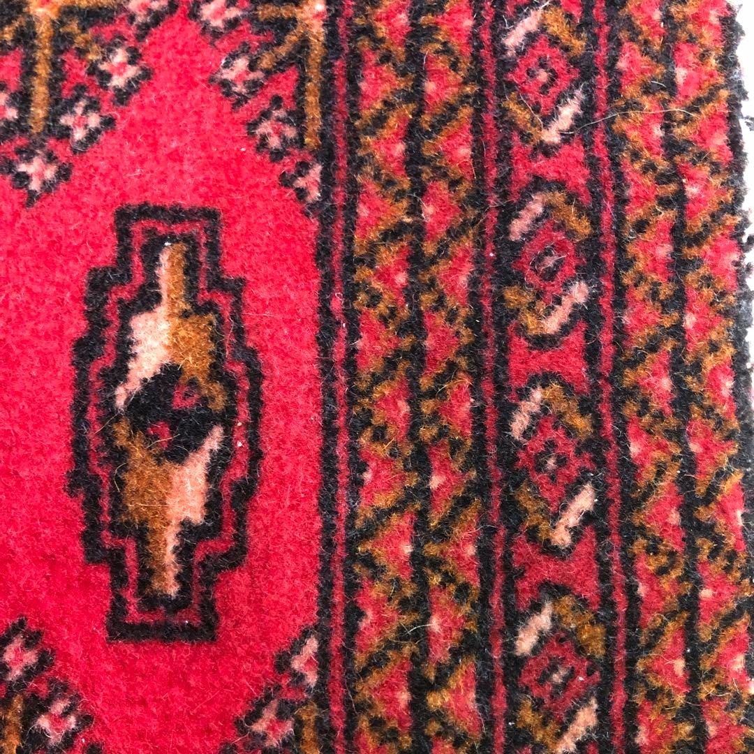 ペルシャ絨毯 ヴィンテージラグ 132×62cm 手織り オールドpersia