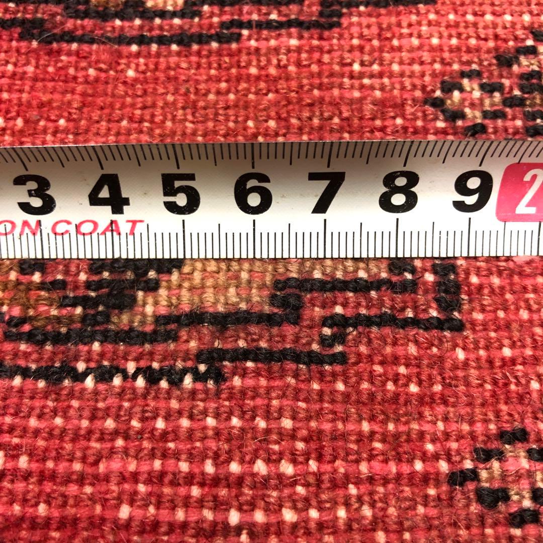 ペルシャ絨毯 ヴィンテージラグ 132×62cm 手織り オールドpersia