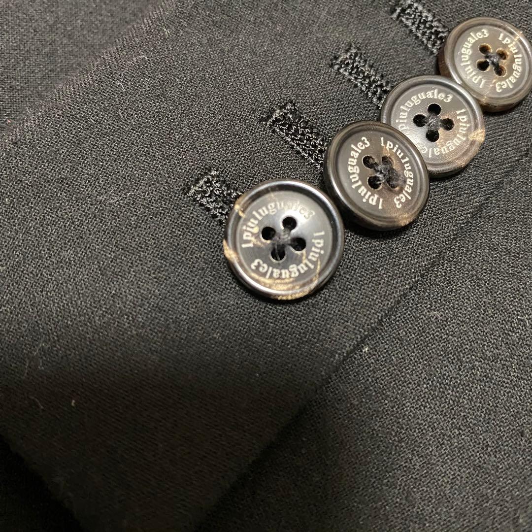 【極美品】1piu1uguale3テーラードジャケット ペイズリー　側面ゴム