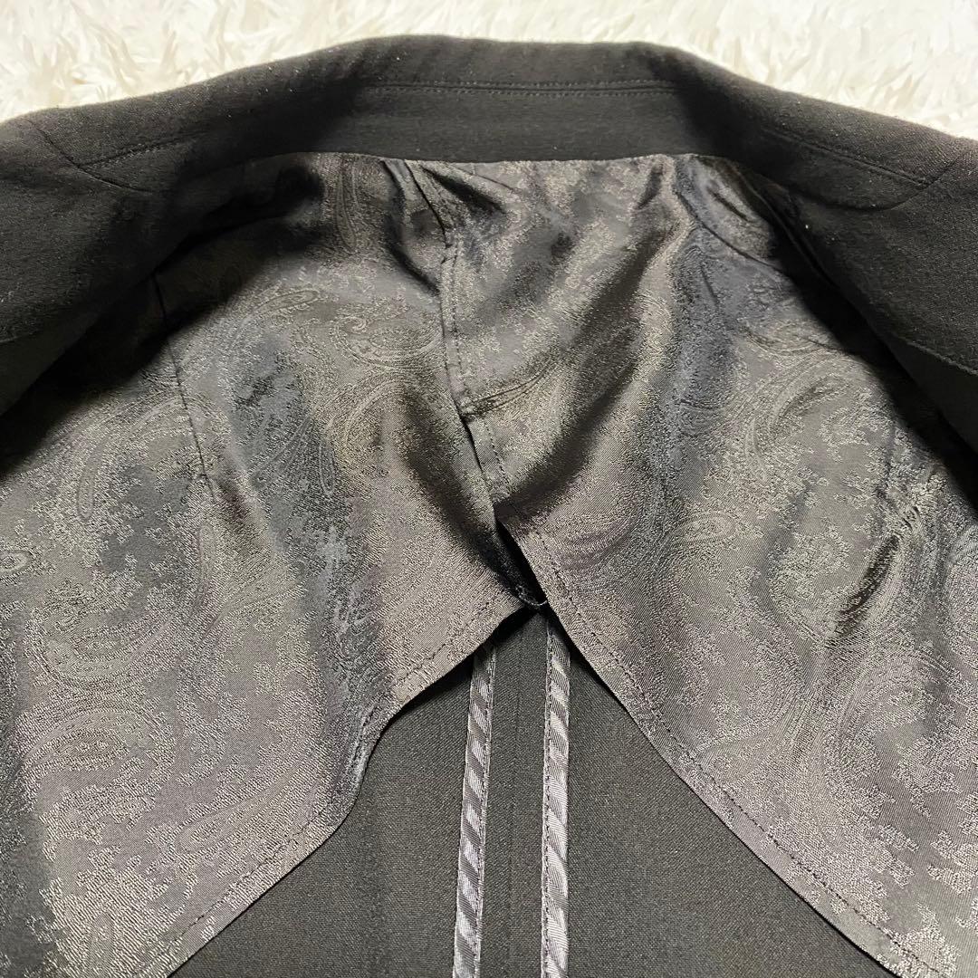 【極美品】1piu1uguale3テーラードジャケット ペイズリー　側面ゴム