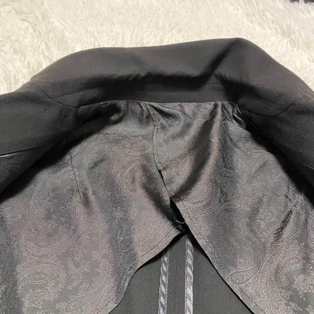 【極美品】1piu1uguale3テーラードジャケット ペイズリー　側面ゴム