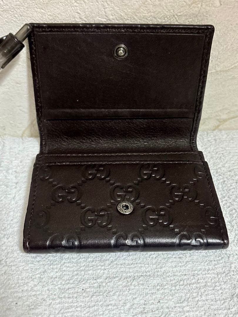 GUCCI ダークブラウン 名刺入れ 120965 A0V1R 2019