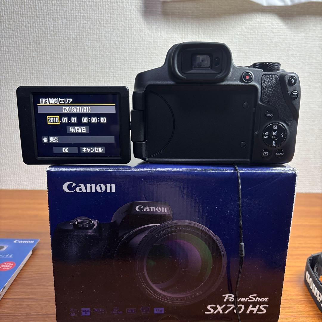 CANON POWERSHOT SX70 HS 4K 65倍ズームコンデジ