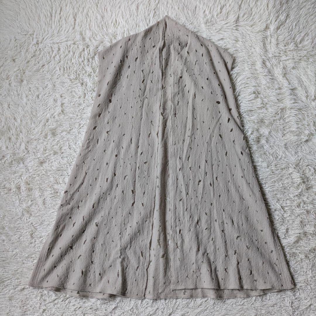 ヨーガンレール/Babaghuri/ババグーリ　ウール縮絨ロングジレ　日本製