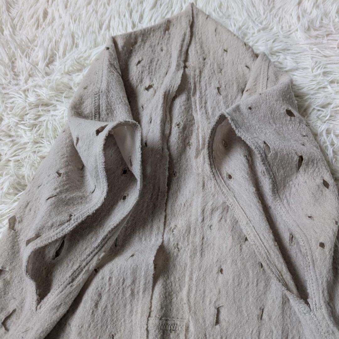 ヨーガンレール/Babaghuri/ババグーリ　ウール縮絨ロングジレ　日本製