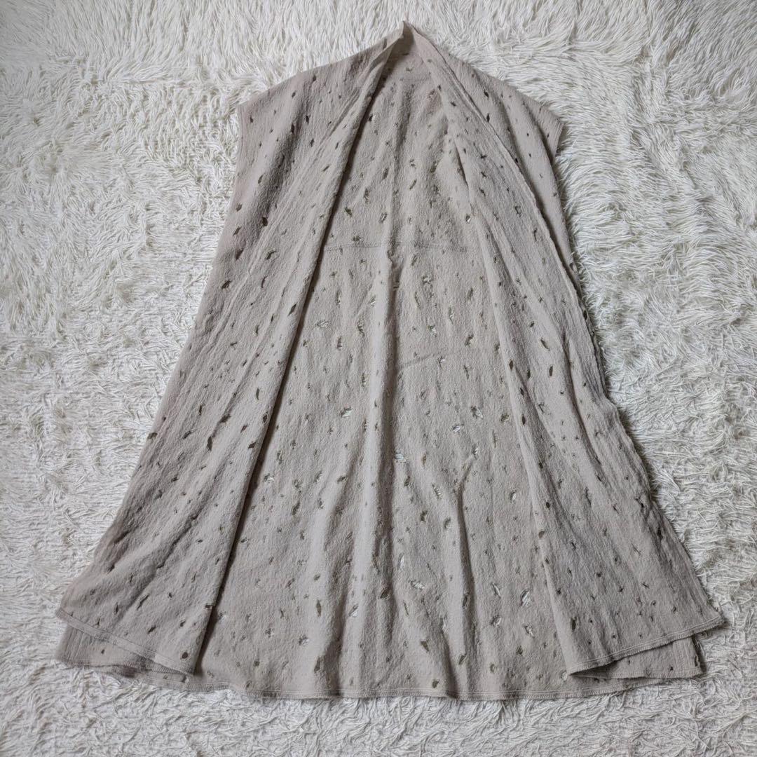 ヨーガンレール/Babaghuri/ババグーリ　ウール縮絨ロングジレ　日本製