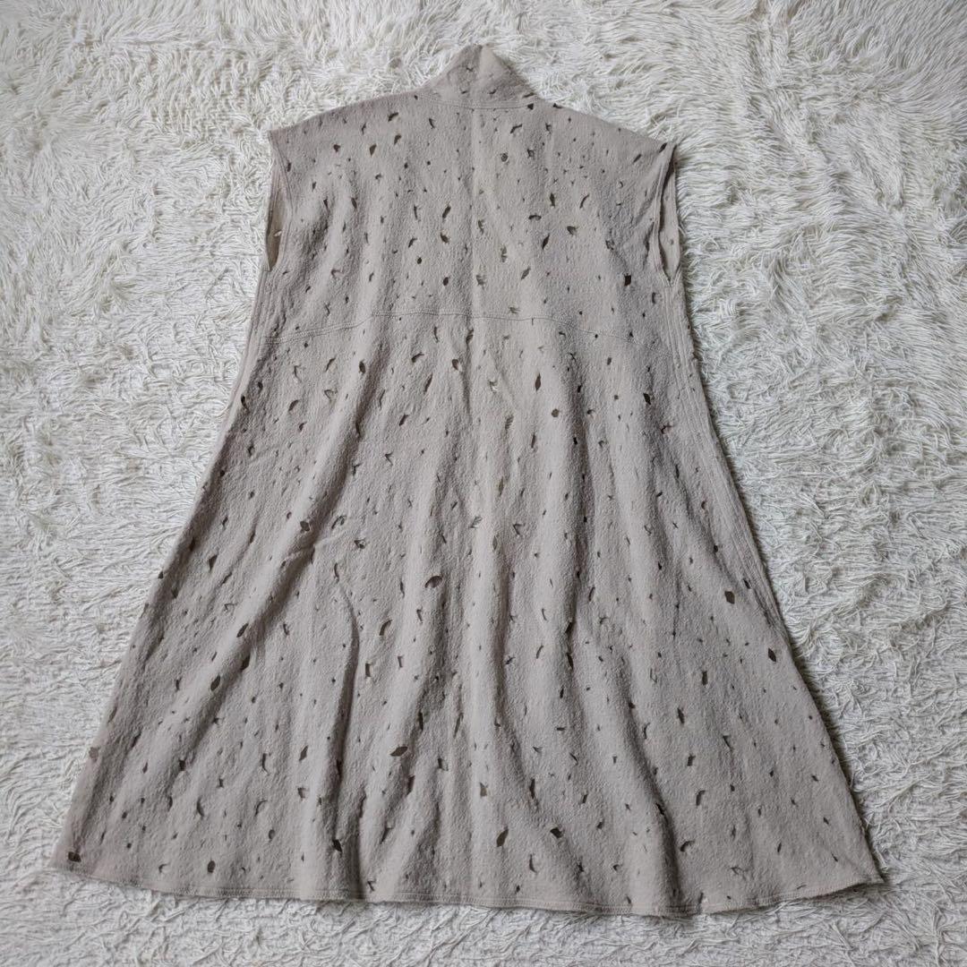 ヨーガンレール/Babaghuri/ババグーリ　ウール縮絨ロングジレ　日本製