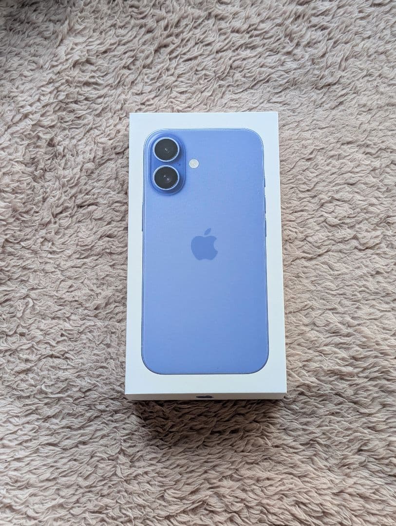 新品未開封 iPhone 16 128GB ウルトラマリン 　　　　 おまけ付き