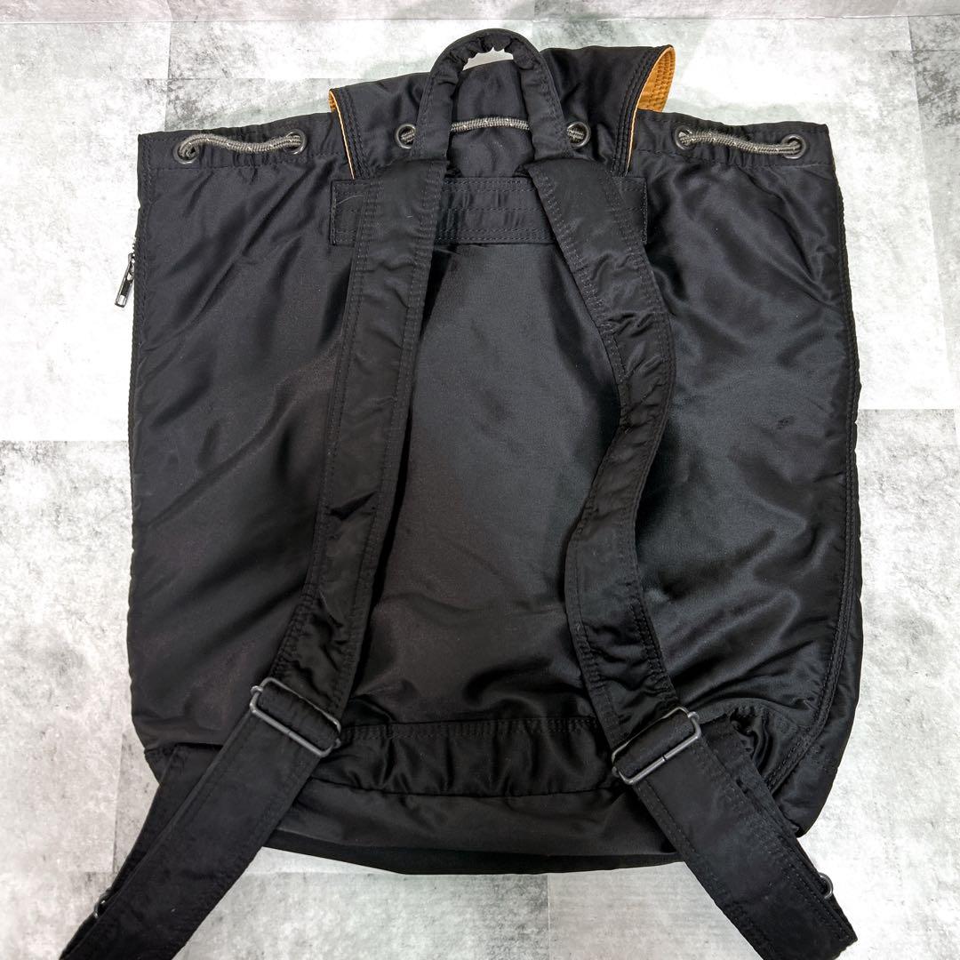 完売品 PORTER ポーター タンカー 巾着 リュック バッグパック A4 黒