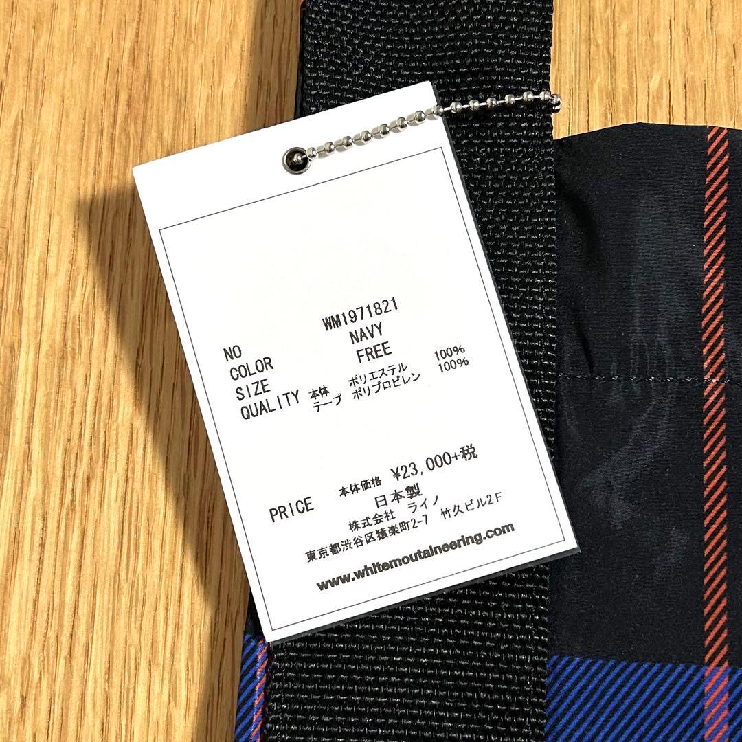 PORTERxWhite Mountaineering トートバッグ チェック柄