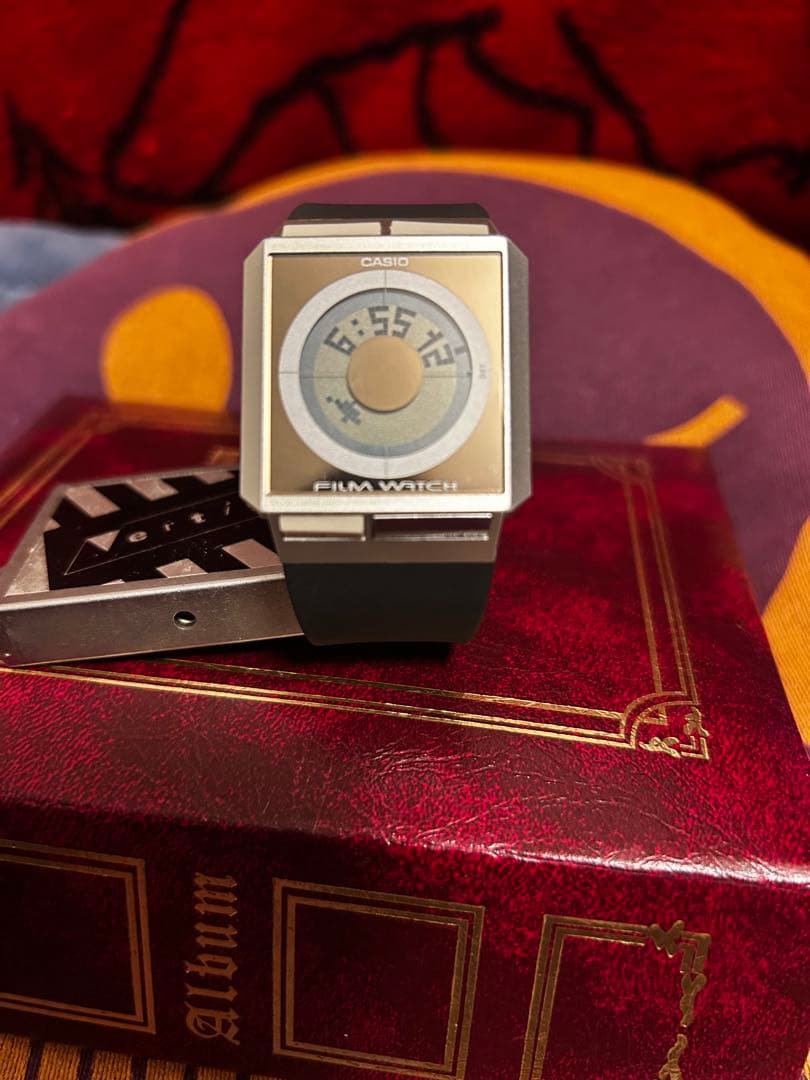 CASIO カシオ メンズ腕時計FS-02フィルムウォッチ中古稼働品