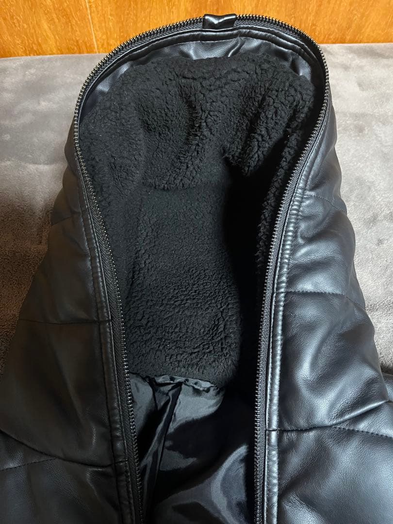 TAKEO KIKUCHI レザーダウン　ジャケット